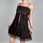BCBG Chocolate Brown Party Dress (S)
