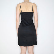 90s GUESS Black Bustier Dress (S/M)