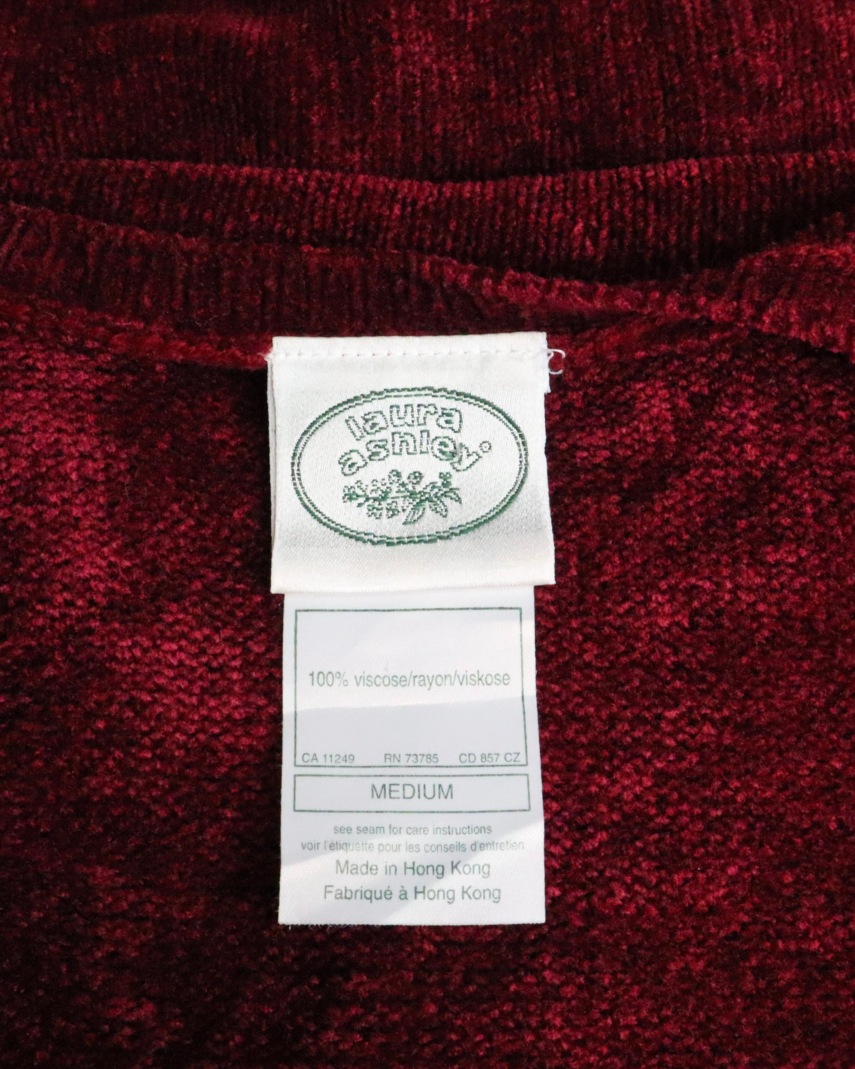 Laura Ashley Red Cardigan (Medium) 