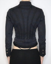 Karen Millen Black Military Jacket (Small) 