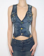 True Religion Denim Vest (M-L) 