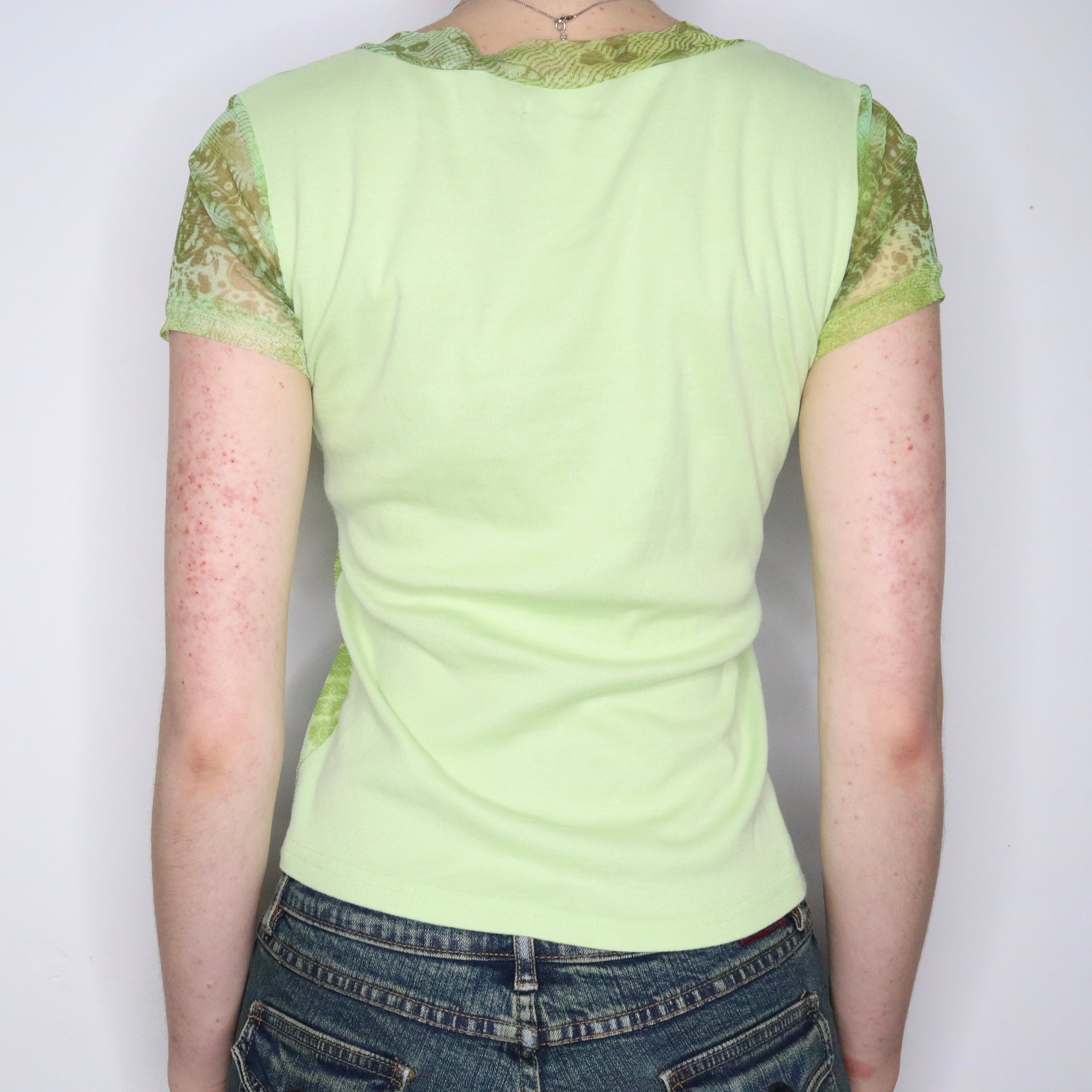 Light Green Mesh Tee (S-M)