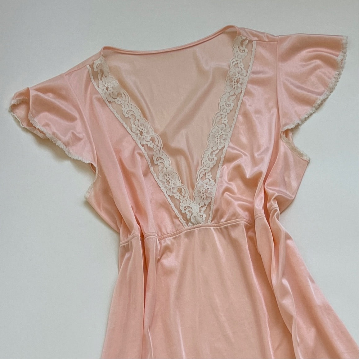 Baby peach maxi slip