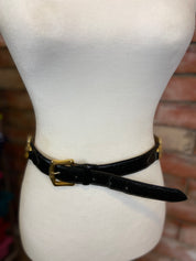 Italian croco belt