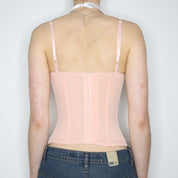 Soft Pink Quilted Corset (Small) 