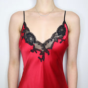 Sexy Red Silk Gown (Medium)