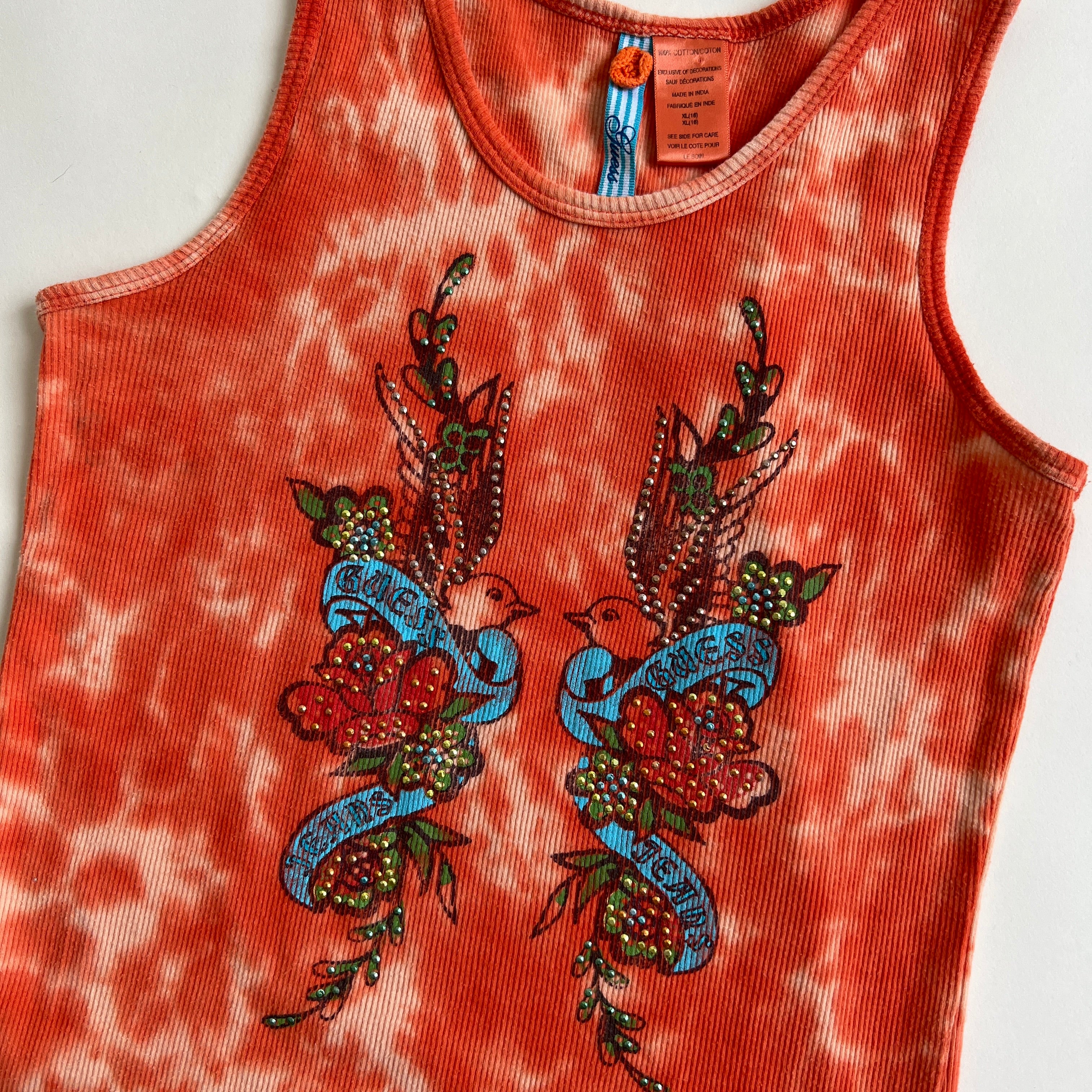 Y2k Guess tie dye tank