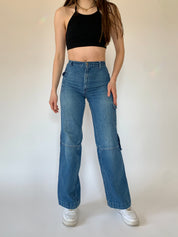 Vintage 1970s Cargo Jeans