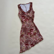 Dusty rose paisley dress