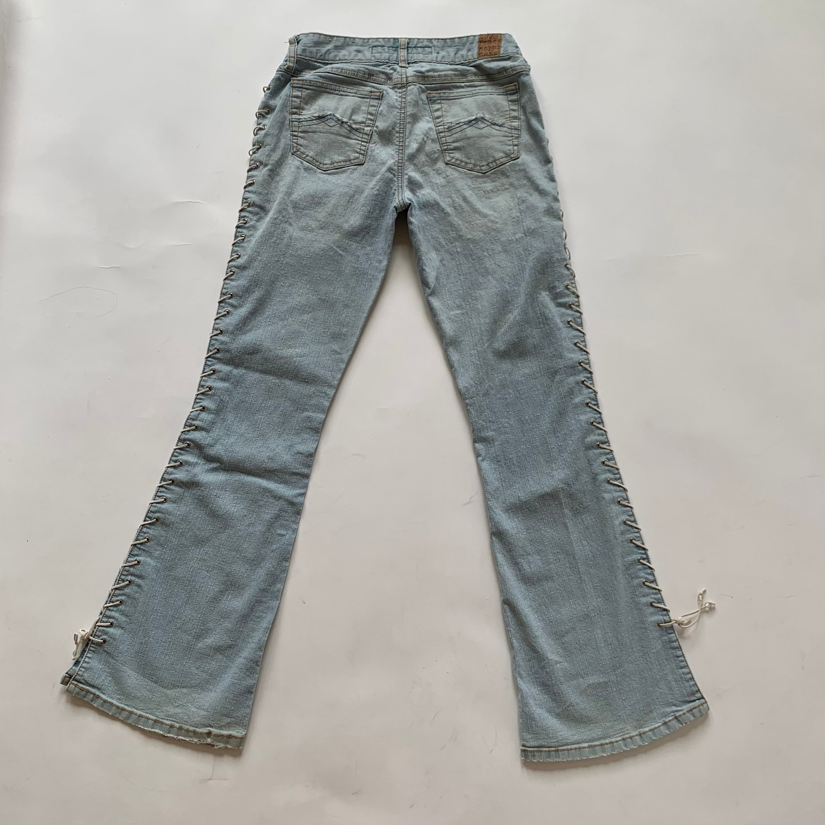 Y2K Lace Up Mudd Jeans (XS)