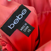 Bebe coral bodycon