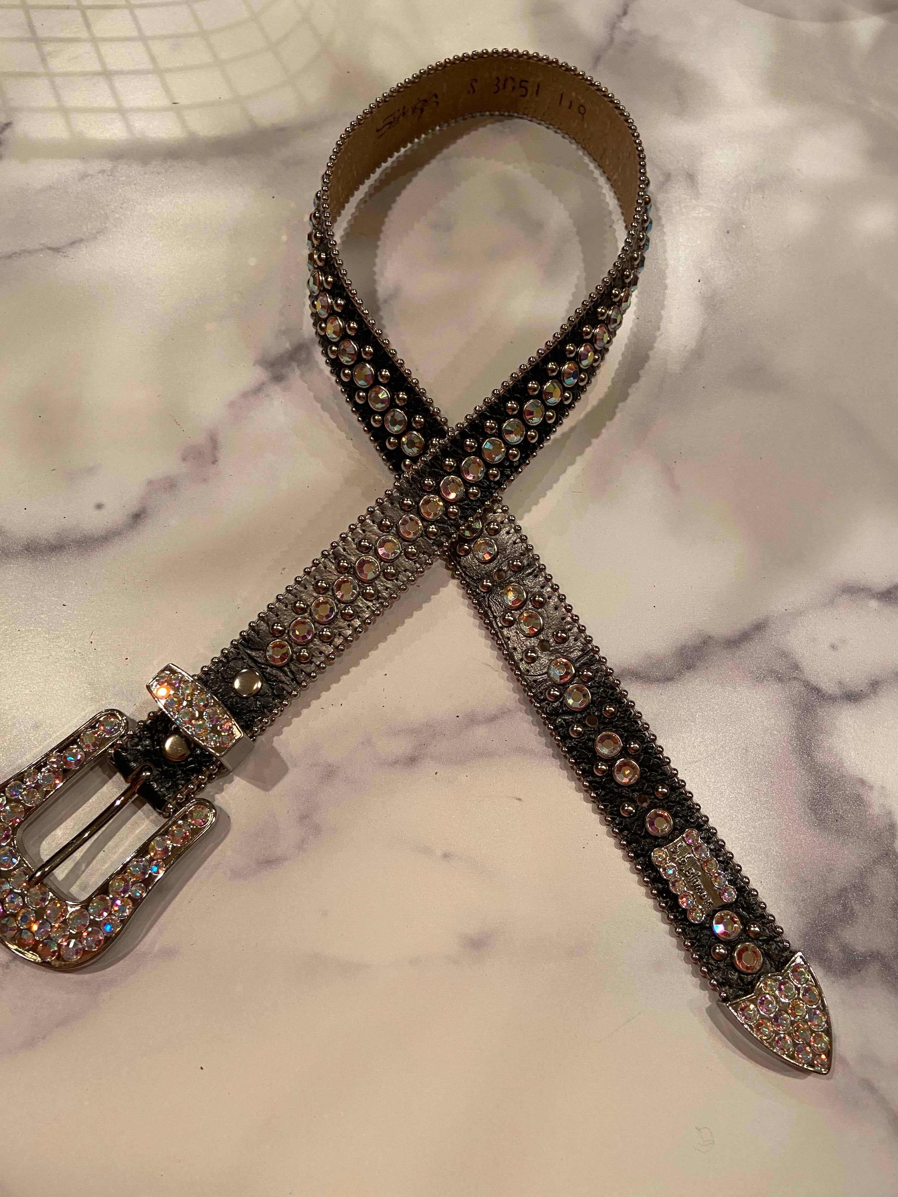 Rhinestone BB Simon belts