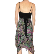 Paisley midi dress