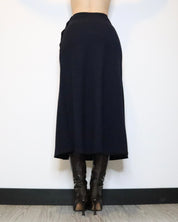 Ralph Lauren Navy Maxi Skirt (XS) 