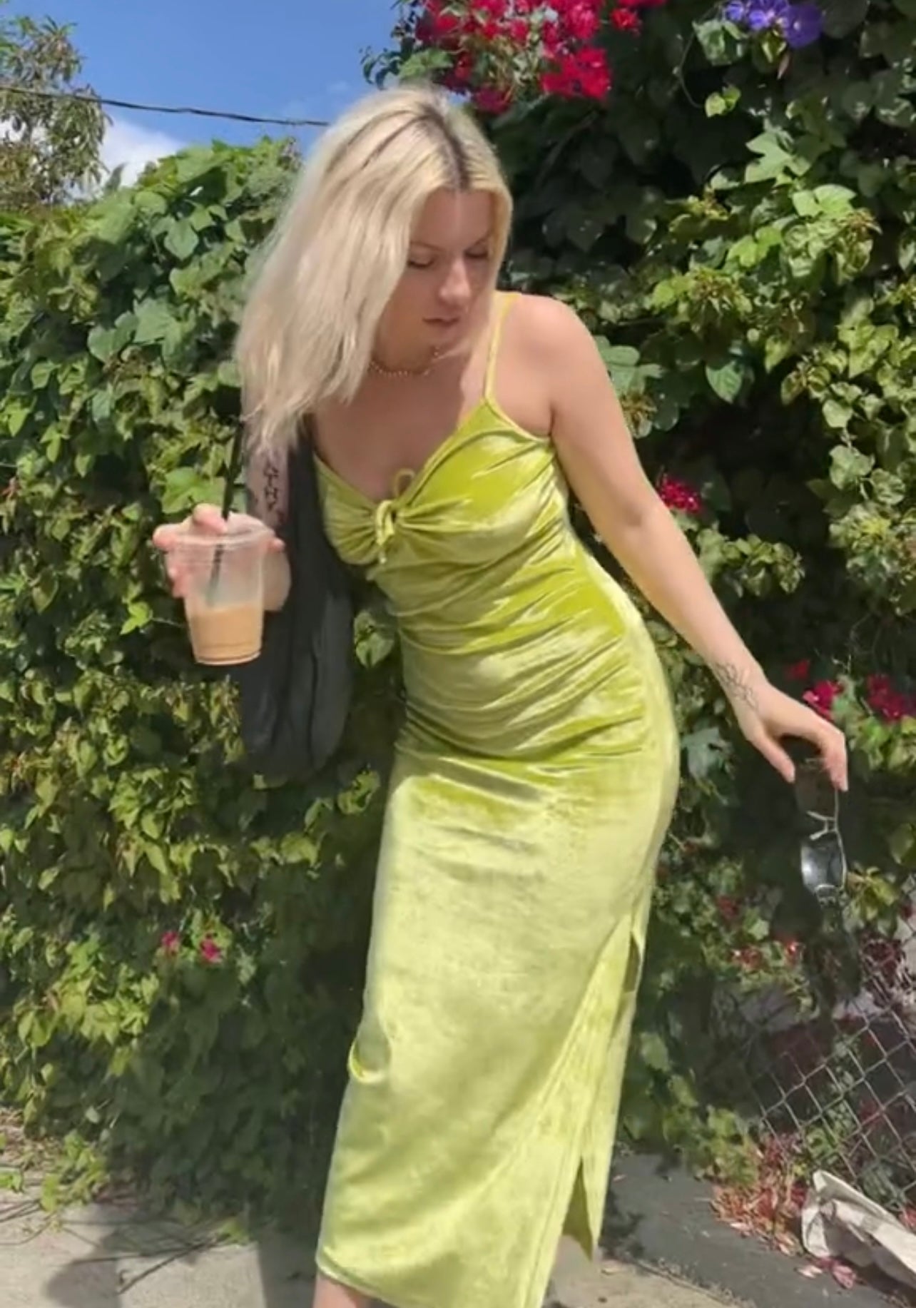 Vintage Velvet Midi Dress