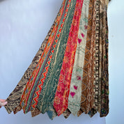 Boho patchwork embroidered maxi dress