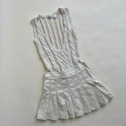 ivory tennis skort