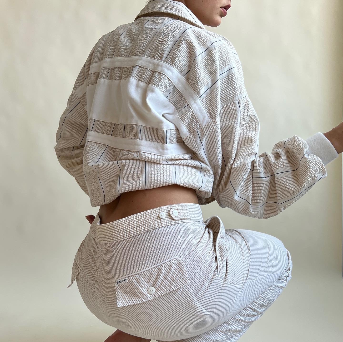Dior Monsieur stripe jacket & pant set