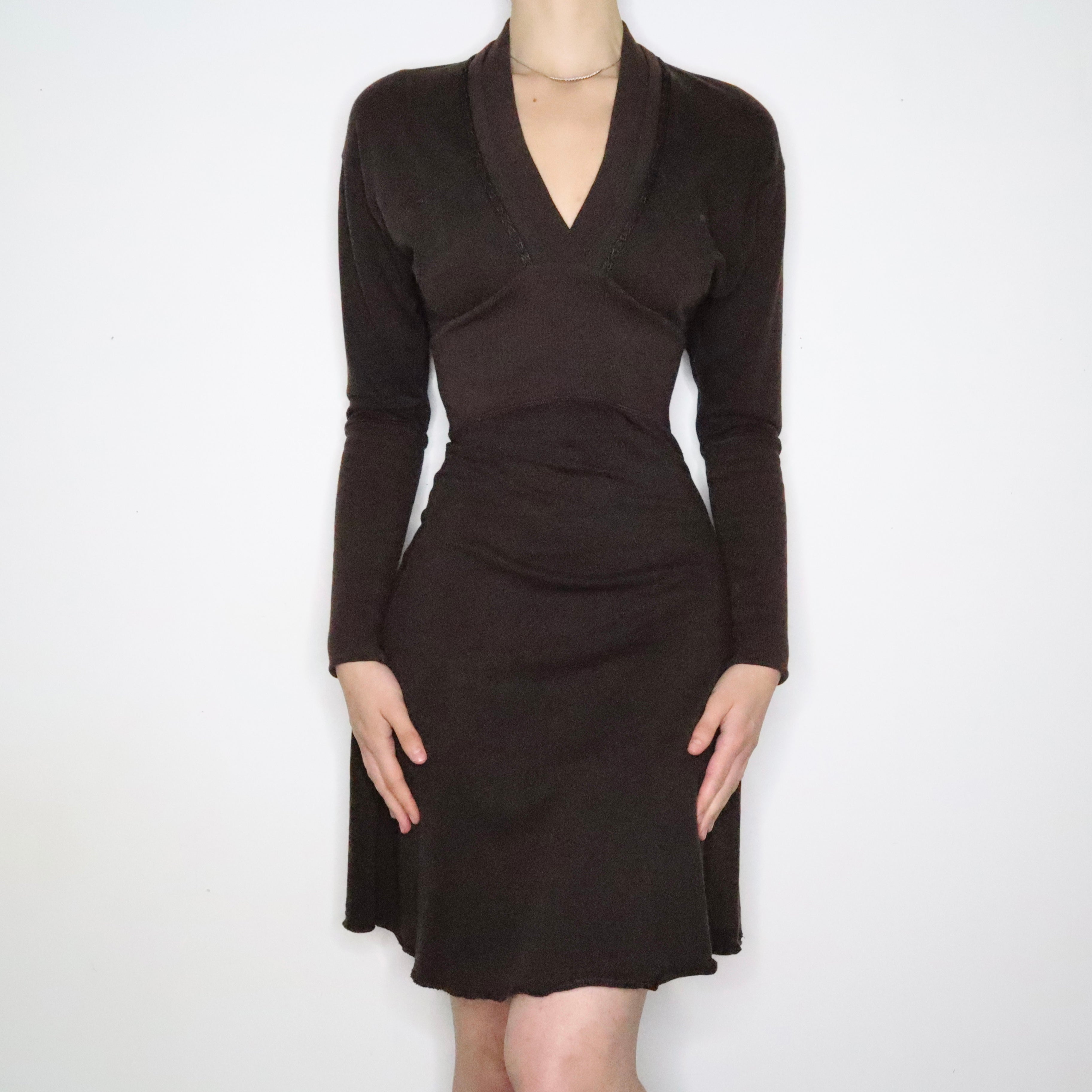 Diesel Dark Brown Sweater Dress (XS)
