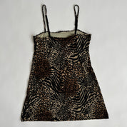 Cheetah lace mini slip (L/XL)