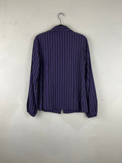 Silver lined button down