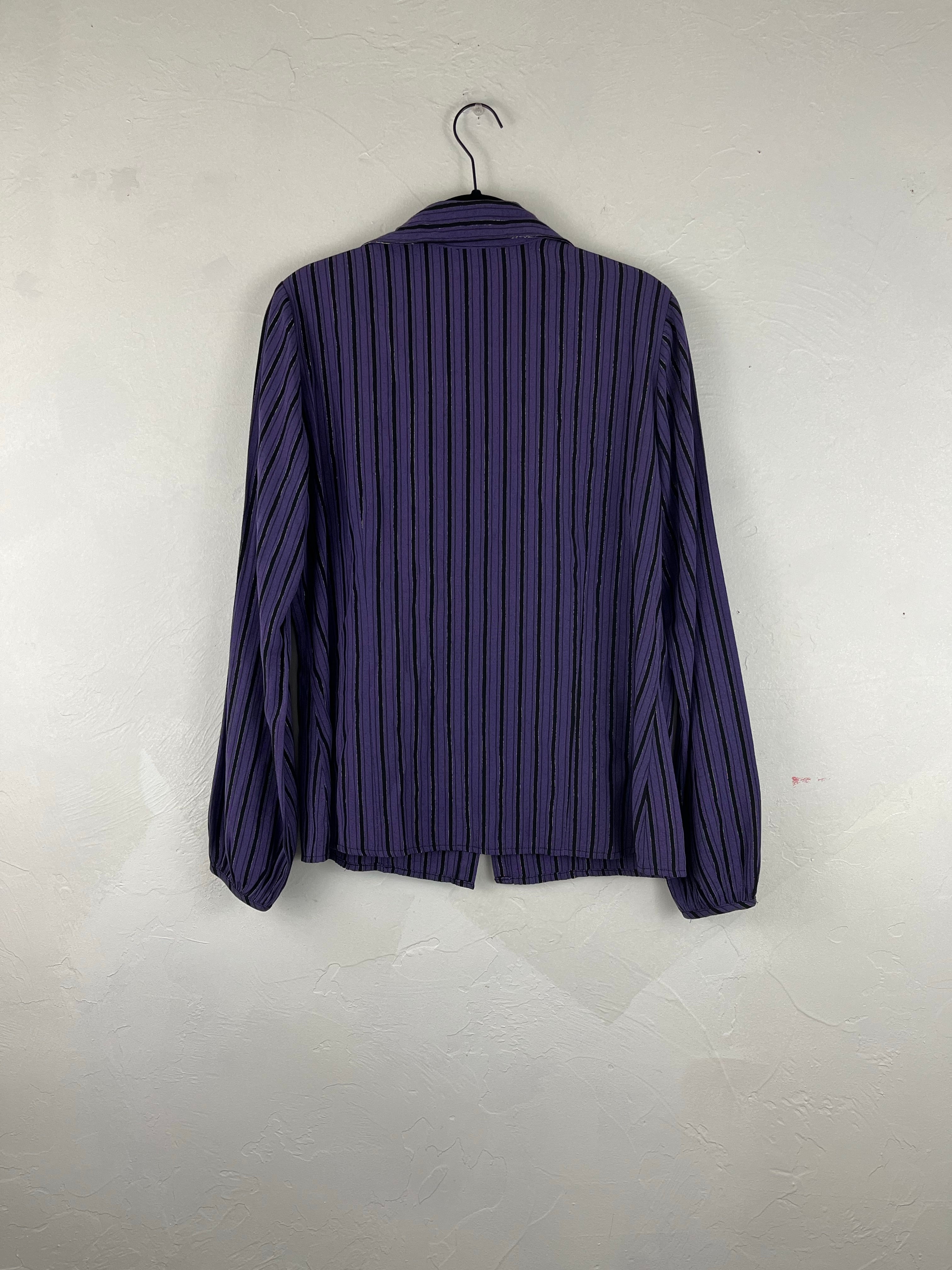 Silver lined button down