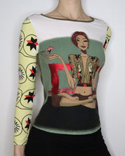 Custo Barcelona Long Sleeve Top (S-M)