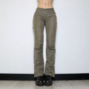 SPORTMAX Khaki Cargo Pants (S) 