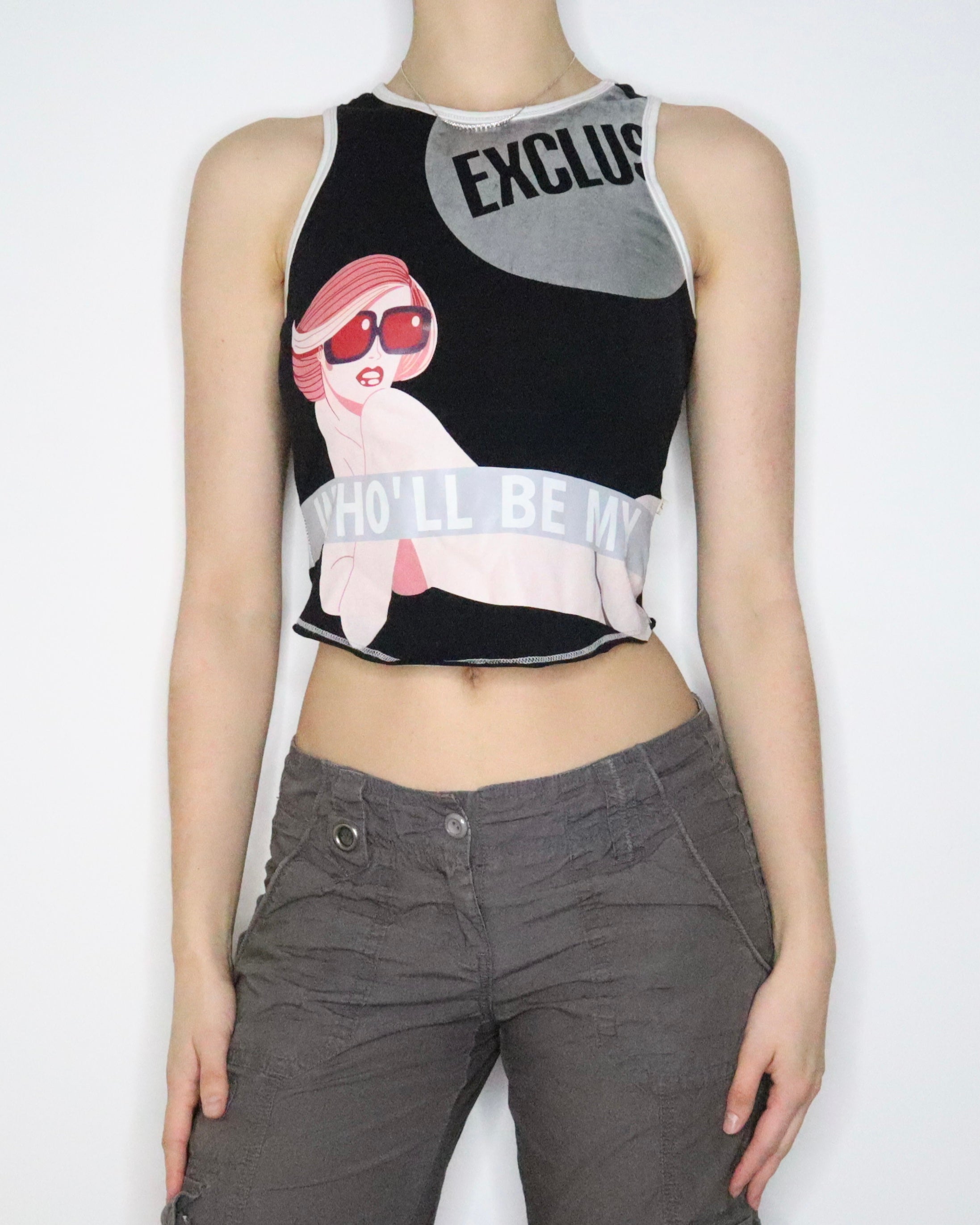 Y2K Graphic Tank Top (XS-S)