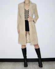 Beige Suede Corset Jacket (Small) 