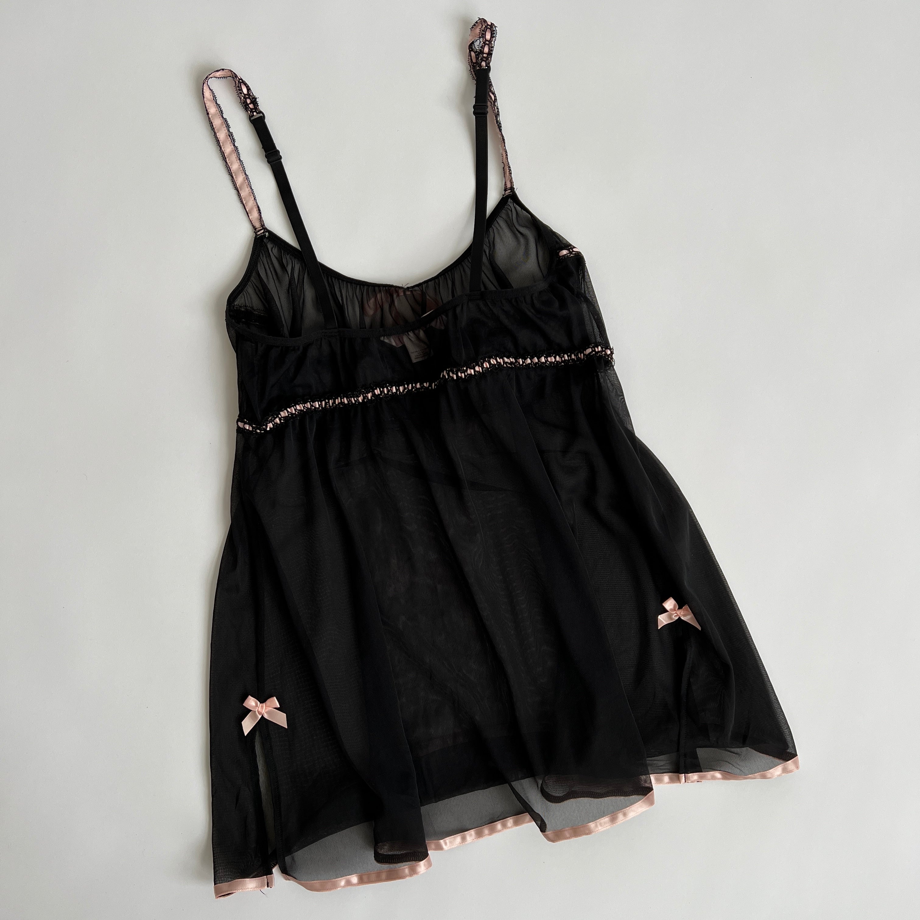 00s sheer babydoll cami (S)