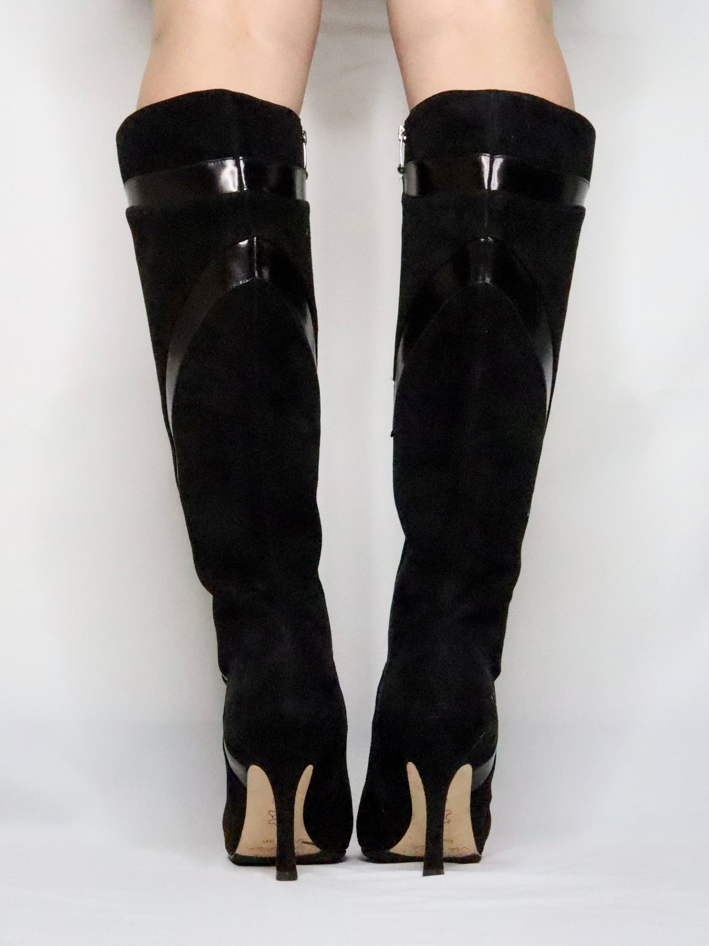 Black Knee High Boots (7 US)