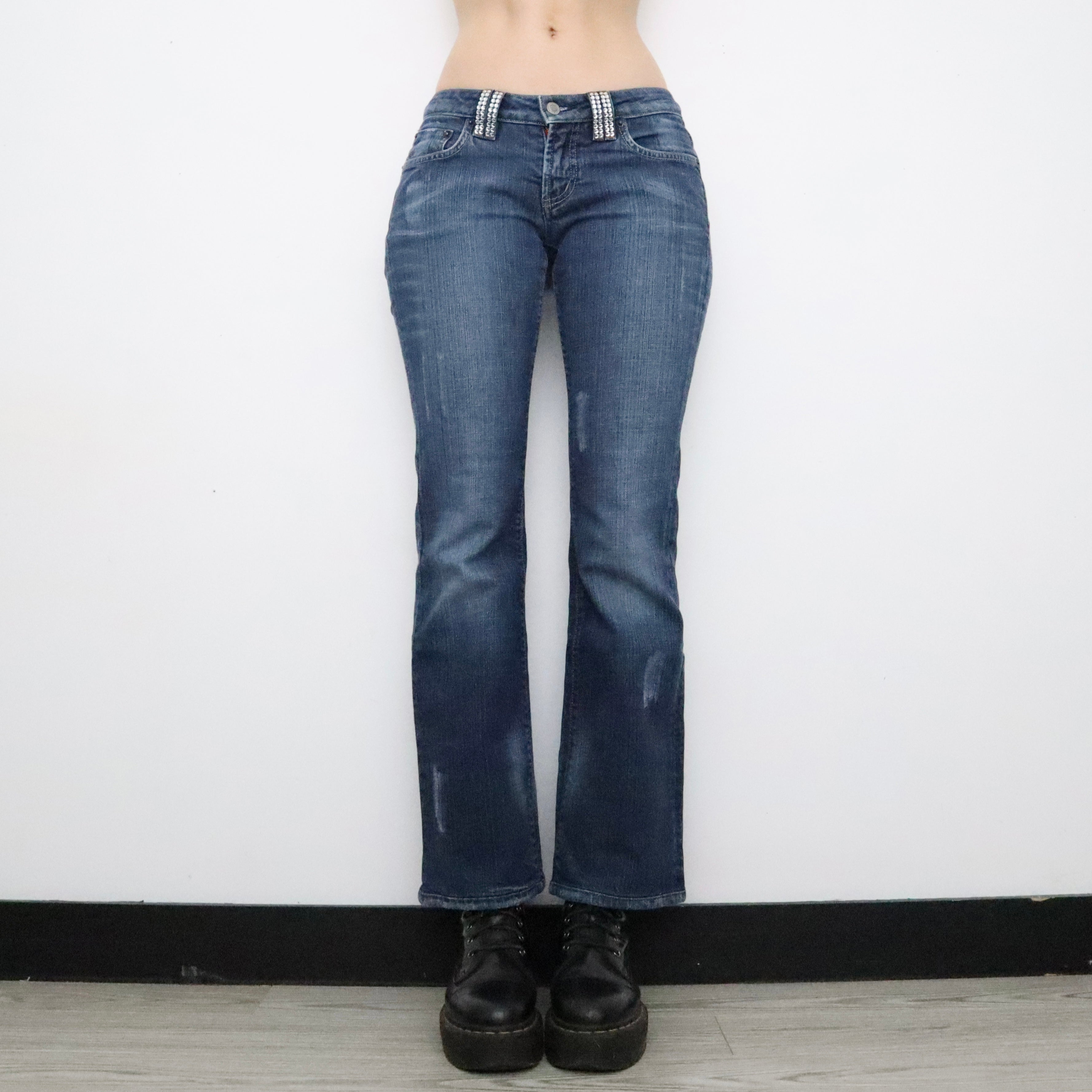 Bebe Diamanté Jeans (S-M)