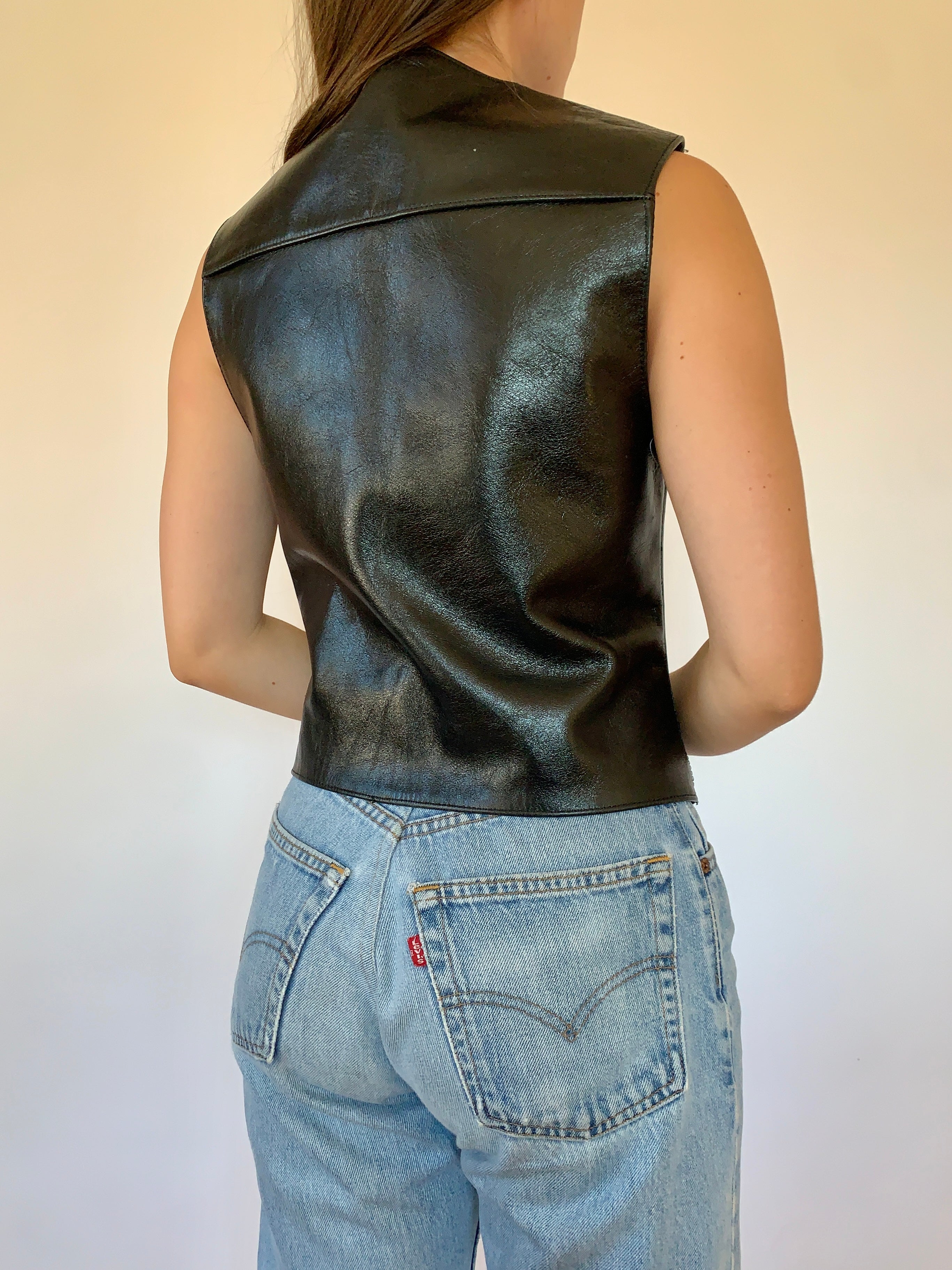 Vintage Leather Vest