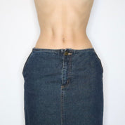 Denim Maxi Skirt (XS/S) 