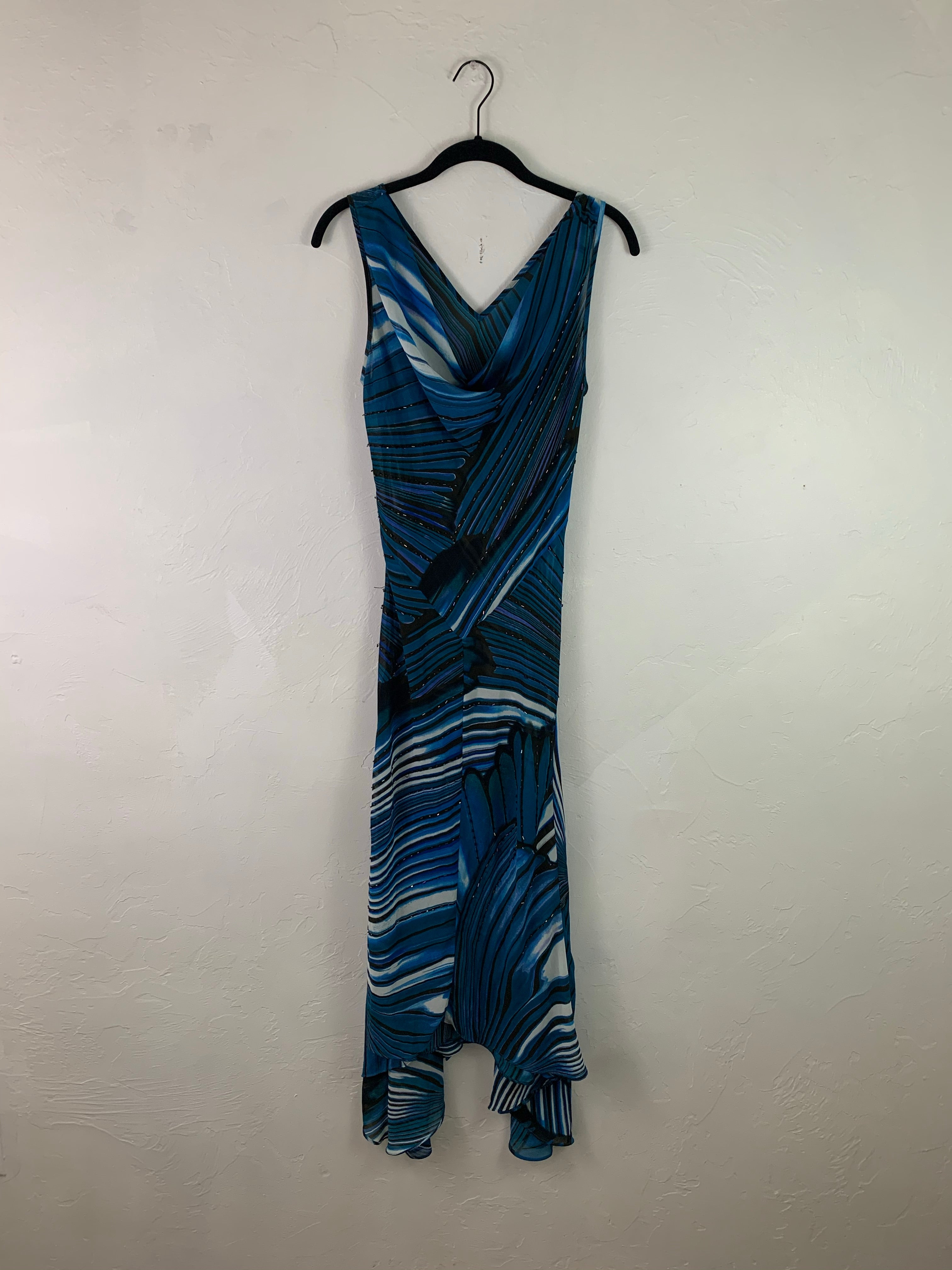 Aqua stretchy maxi