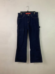 Dark wash Guess carpenter flair jeans