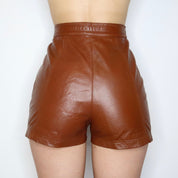 Italian Leather Shorts (Small) 