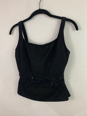 Fitted mesh spandex top