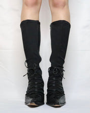 Black Stiletto Boots (7.5-8 US/39 EU)
