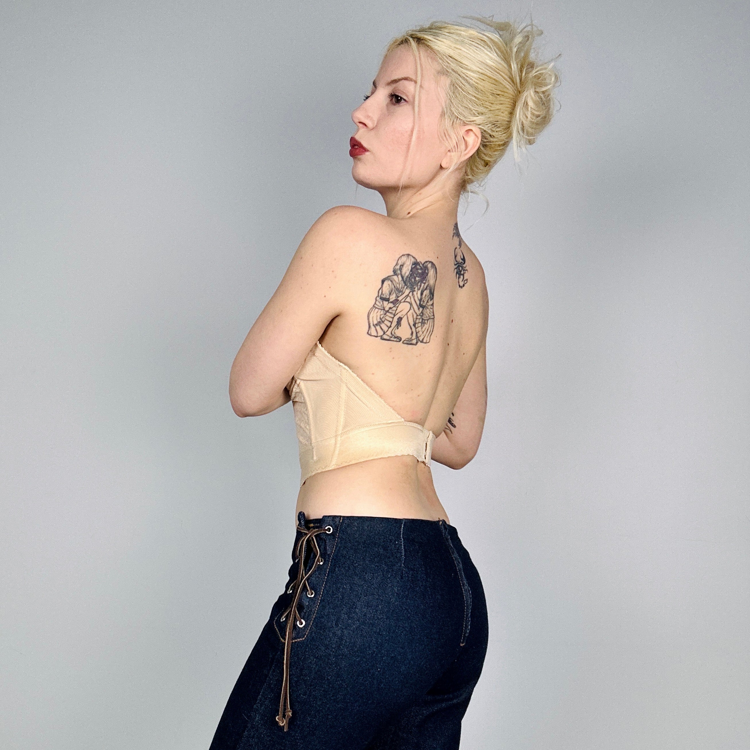 Vintage Lace Bustier Top