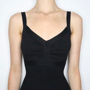 Sexy Silk Little Black Dress (S-M)