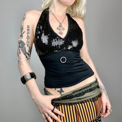 Sequin Halter Top (S)