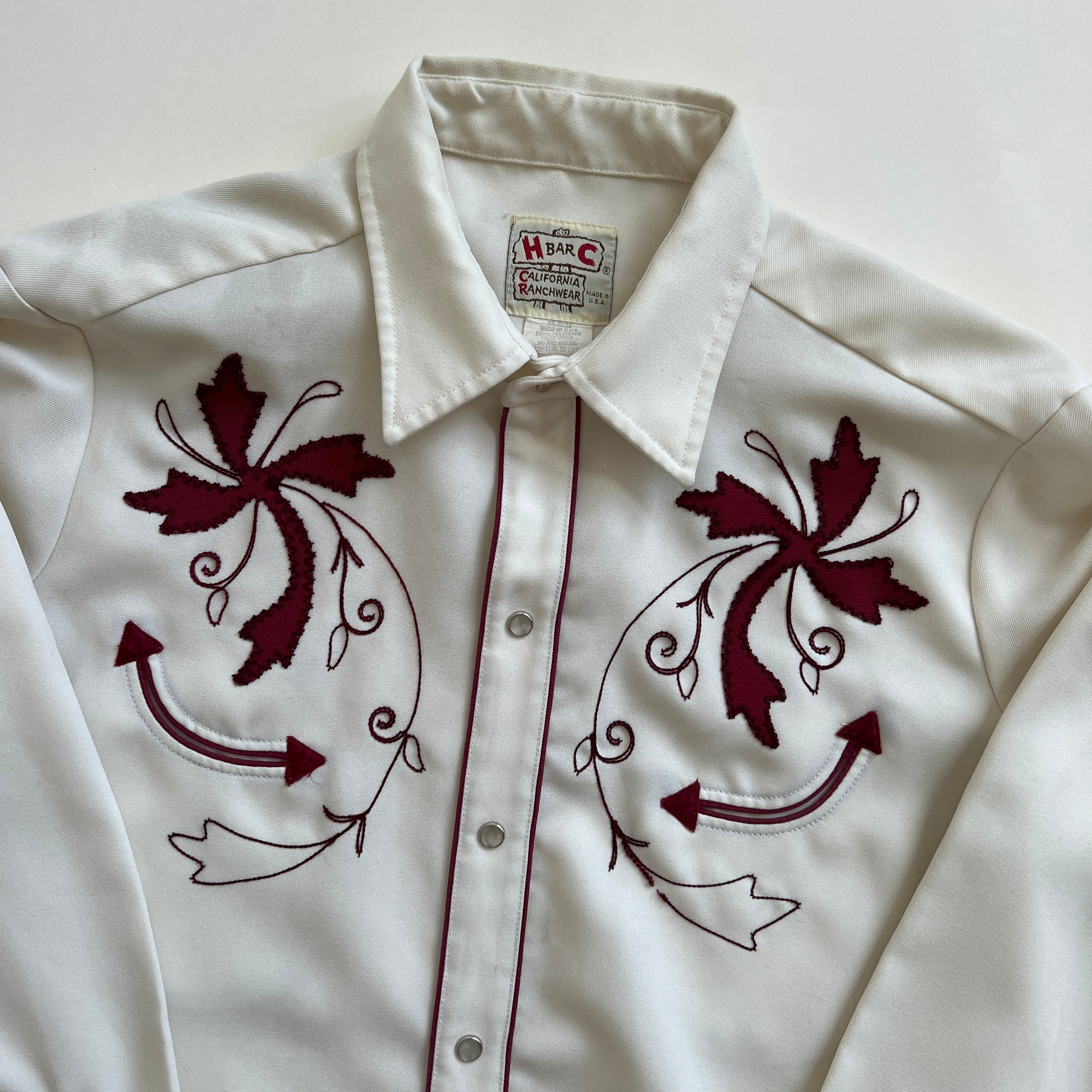 Vintage western mens button down