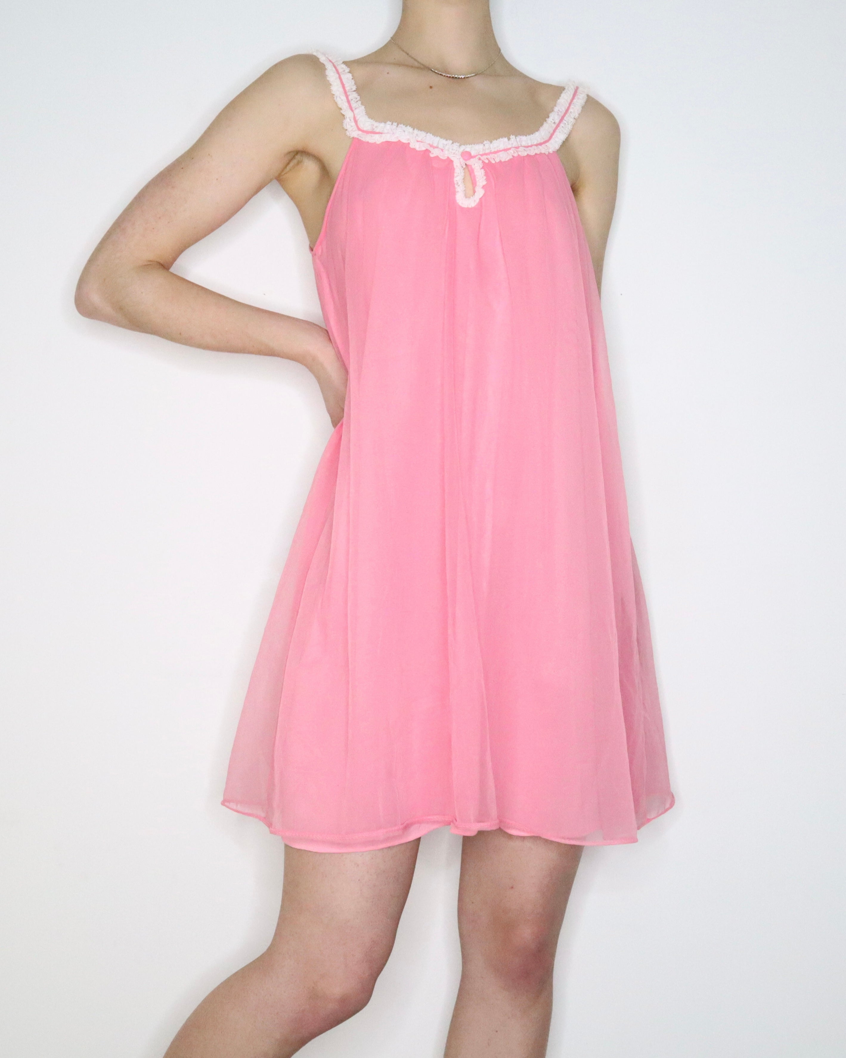 pink babydoll night dress Buy Nightwear Online | Satin Net Lace Babydoll Night Wear Dress | ADFY-ZFP-2081