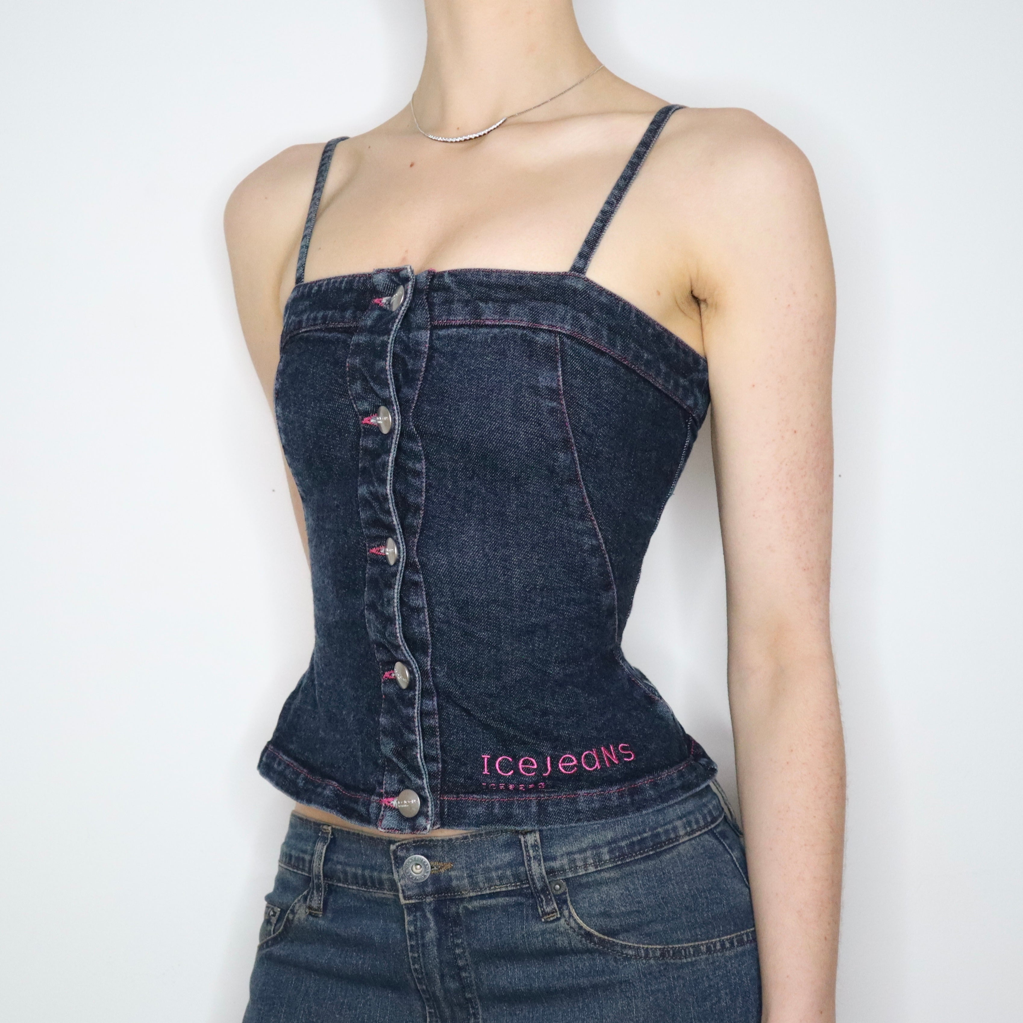 Iceberg Denim Corset (XS) 