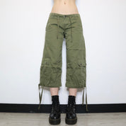Green Cargo Capris (Medium)