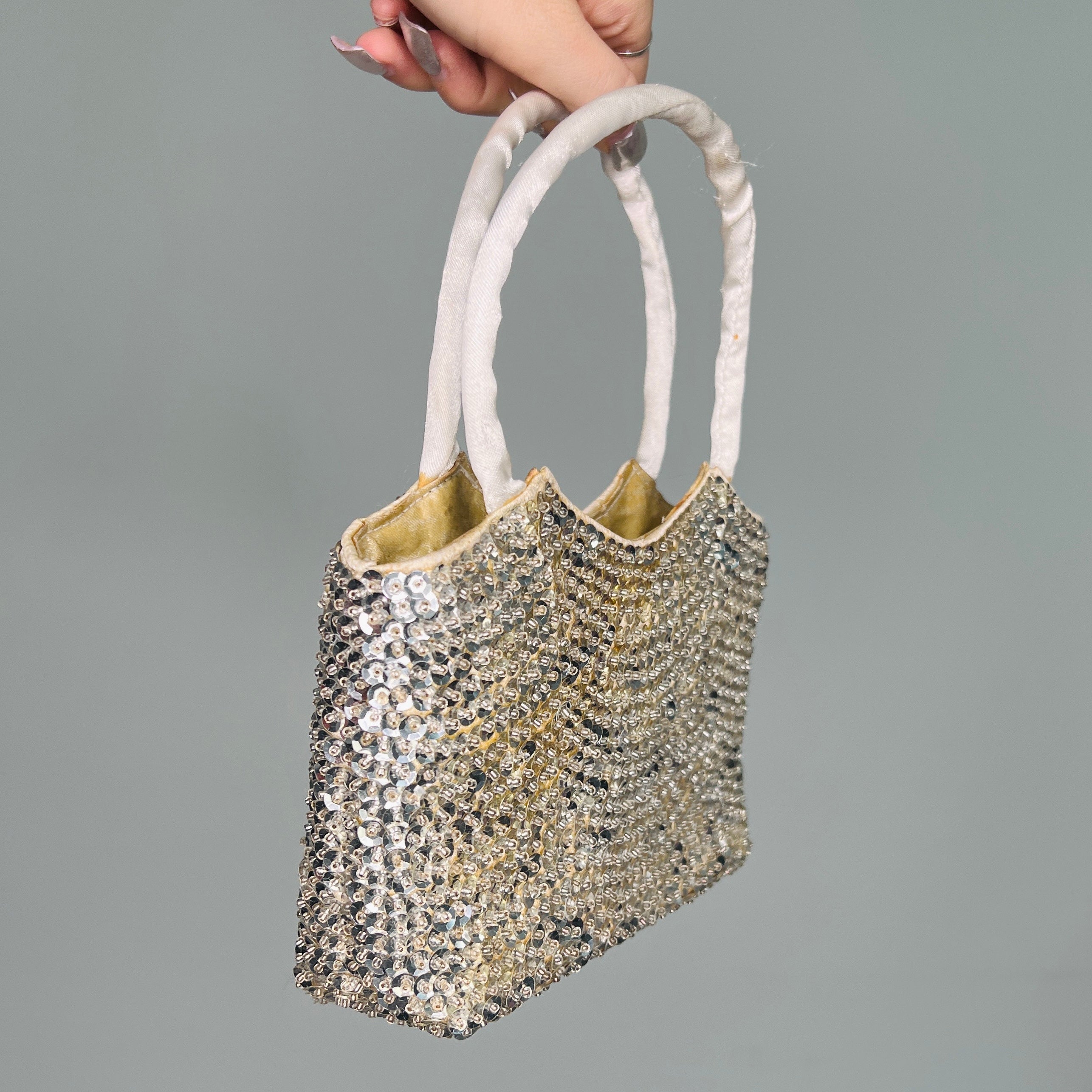 Deadstock Sequin Beaded Mini Purse