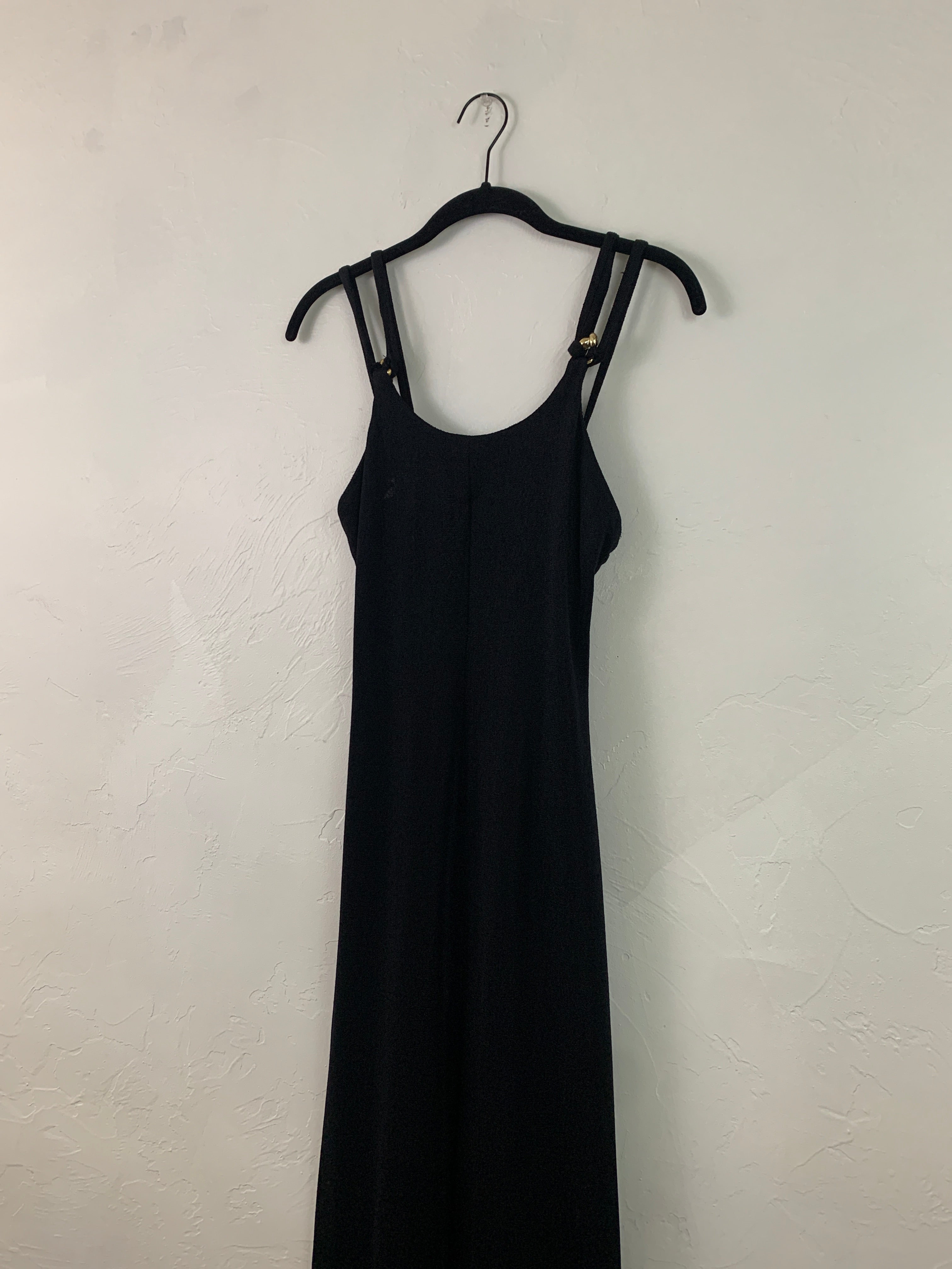 Black chain link maxi