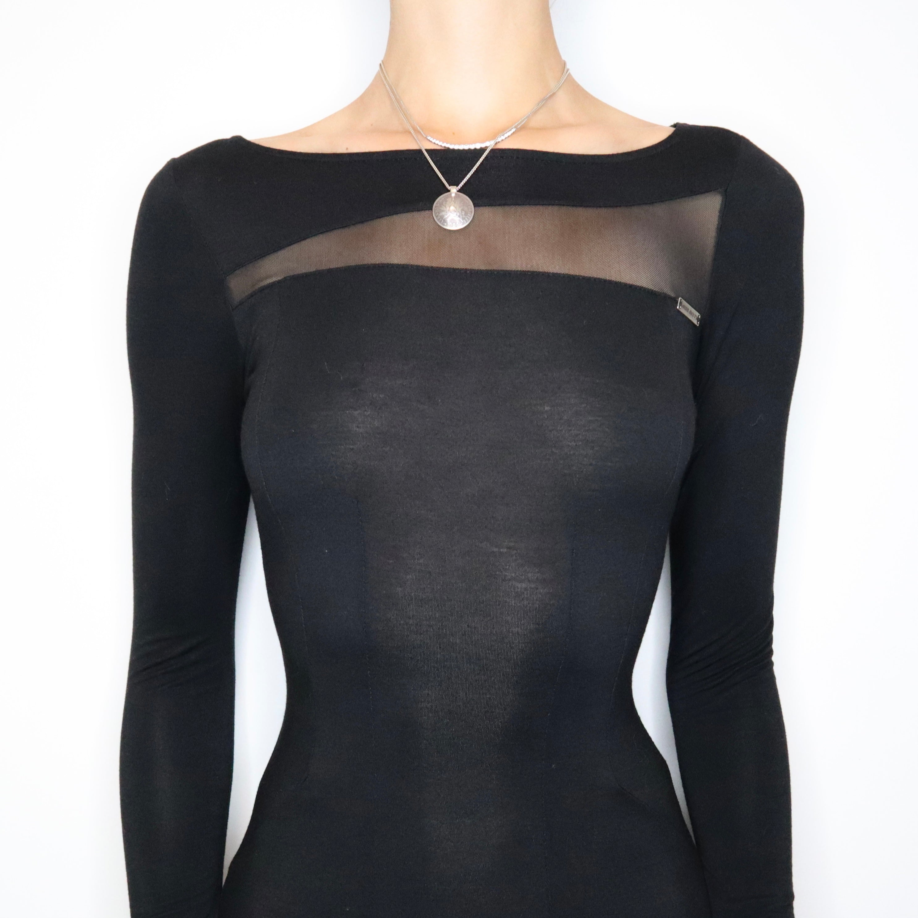 Miss Sixty Black Mini Dress (XS-S) 